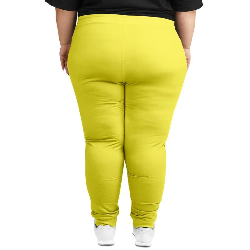 Midtone Yellow Joggers | Unisex | with PLUS sizes | C0M0Y80K0