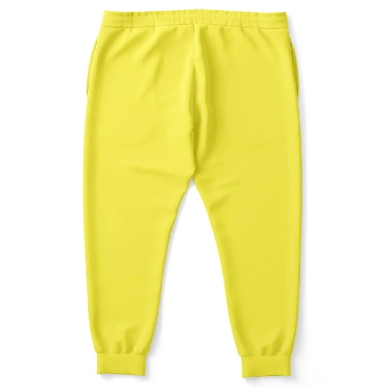 Midtone Yellow Joggers | Unisex | with PLUS sizes | C0M0Y80K0