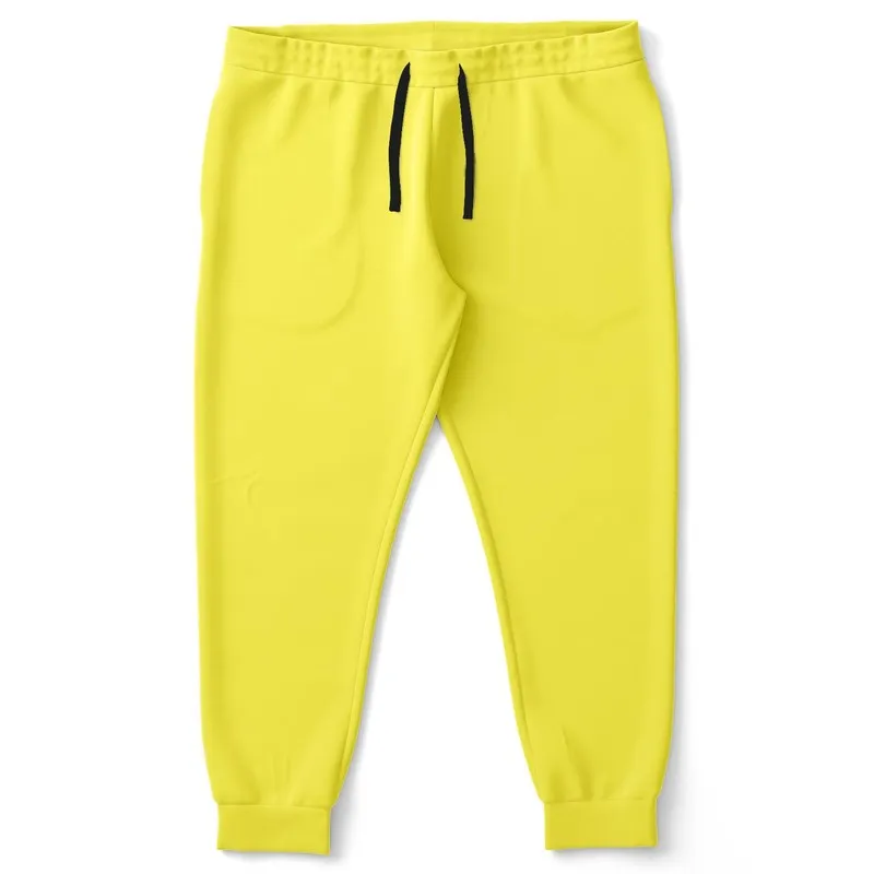 Midtone Yellow Joggers | Unisex | with PLUS sizes | C0M0Y80K0