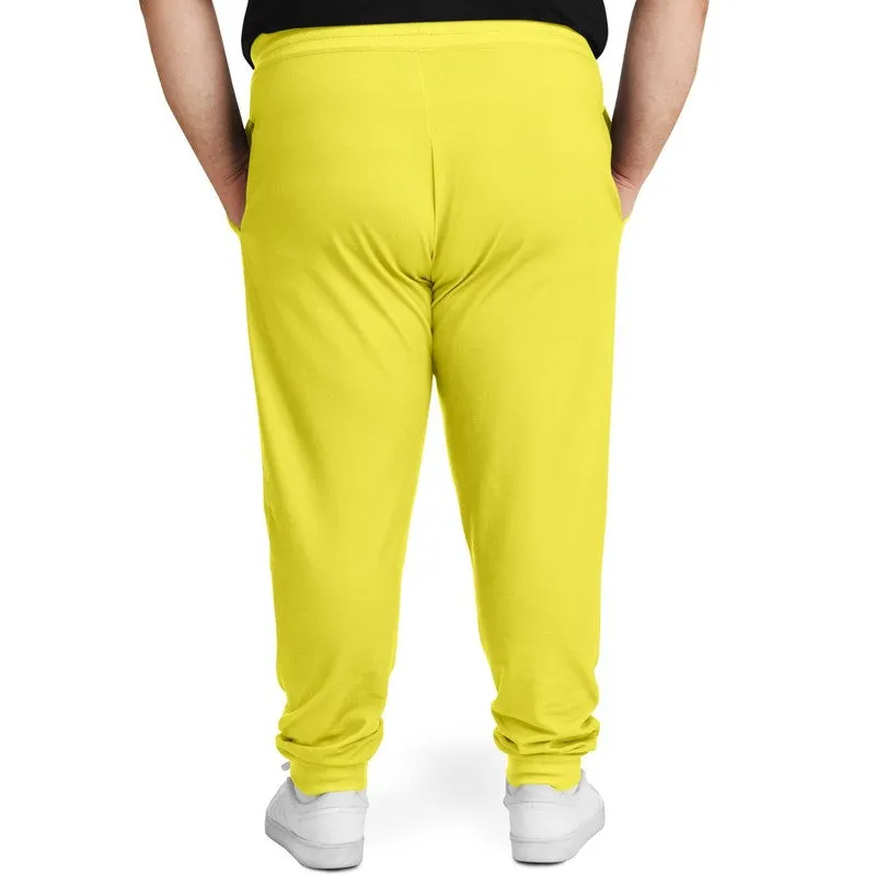 Midtone Yellow Joggers | Unisex | with PLUS sizes | C0M0Y80K0