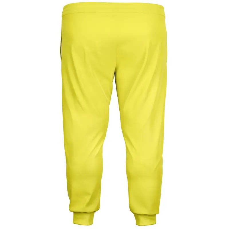 Midtone Yellow Joggers | Unisex | with PLUS sizes | C0M0Y80K0