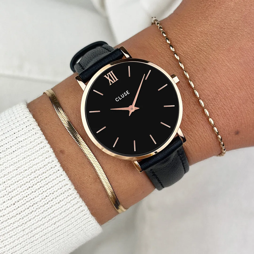 Minuit Rose Gold Black/Black