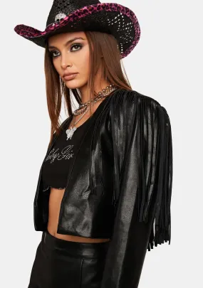 Mystic Kept Secrets Fringe Jacket