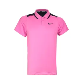 Nike Court Dri-Fit Advantage Polo (Men's) - Playful Pink/Black/Black