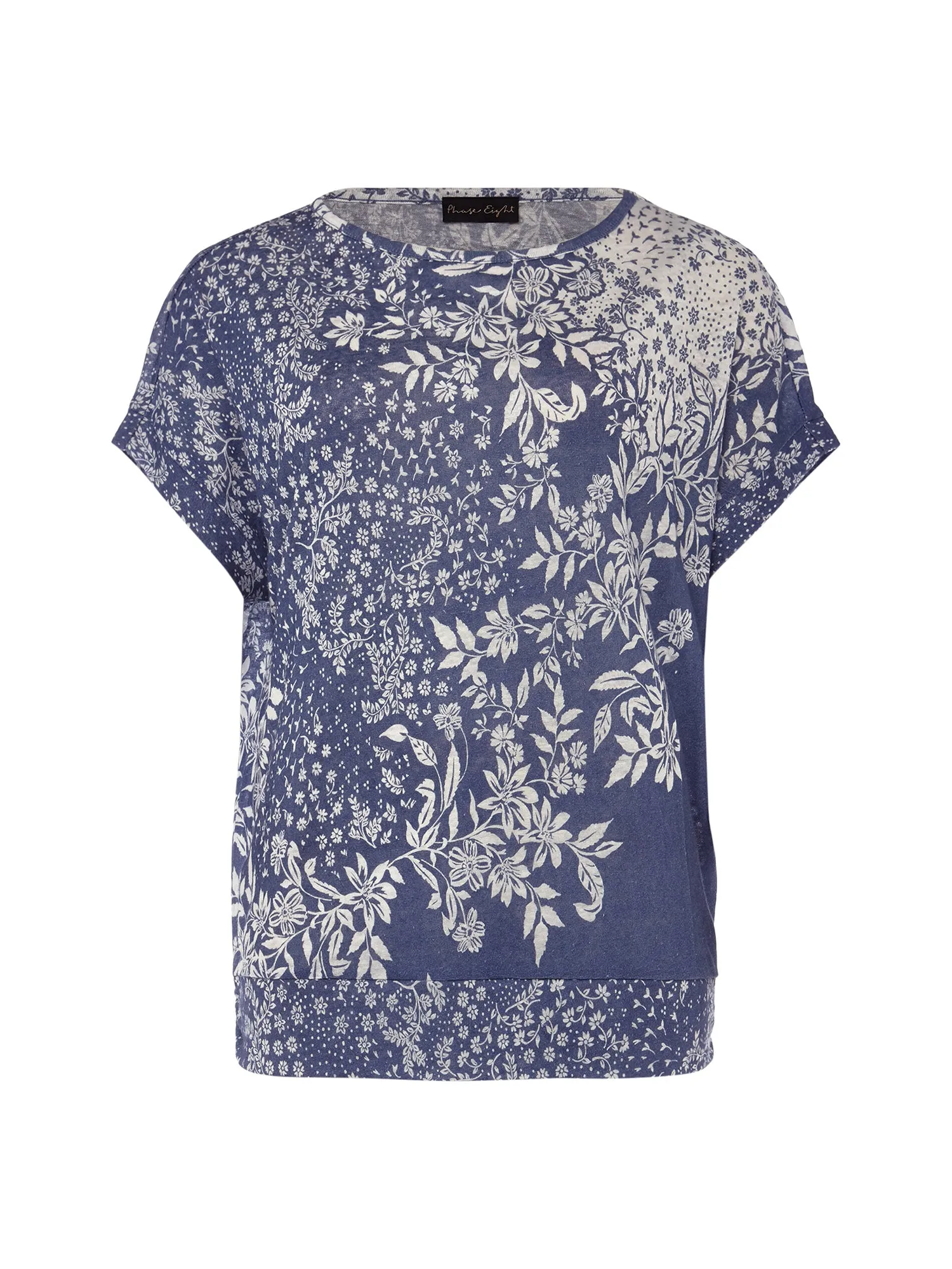 Nina Print Linen Top