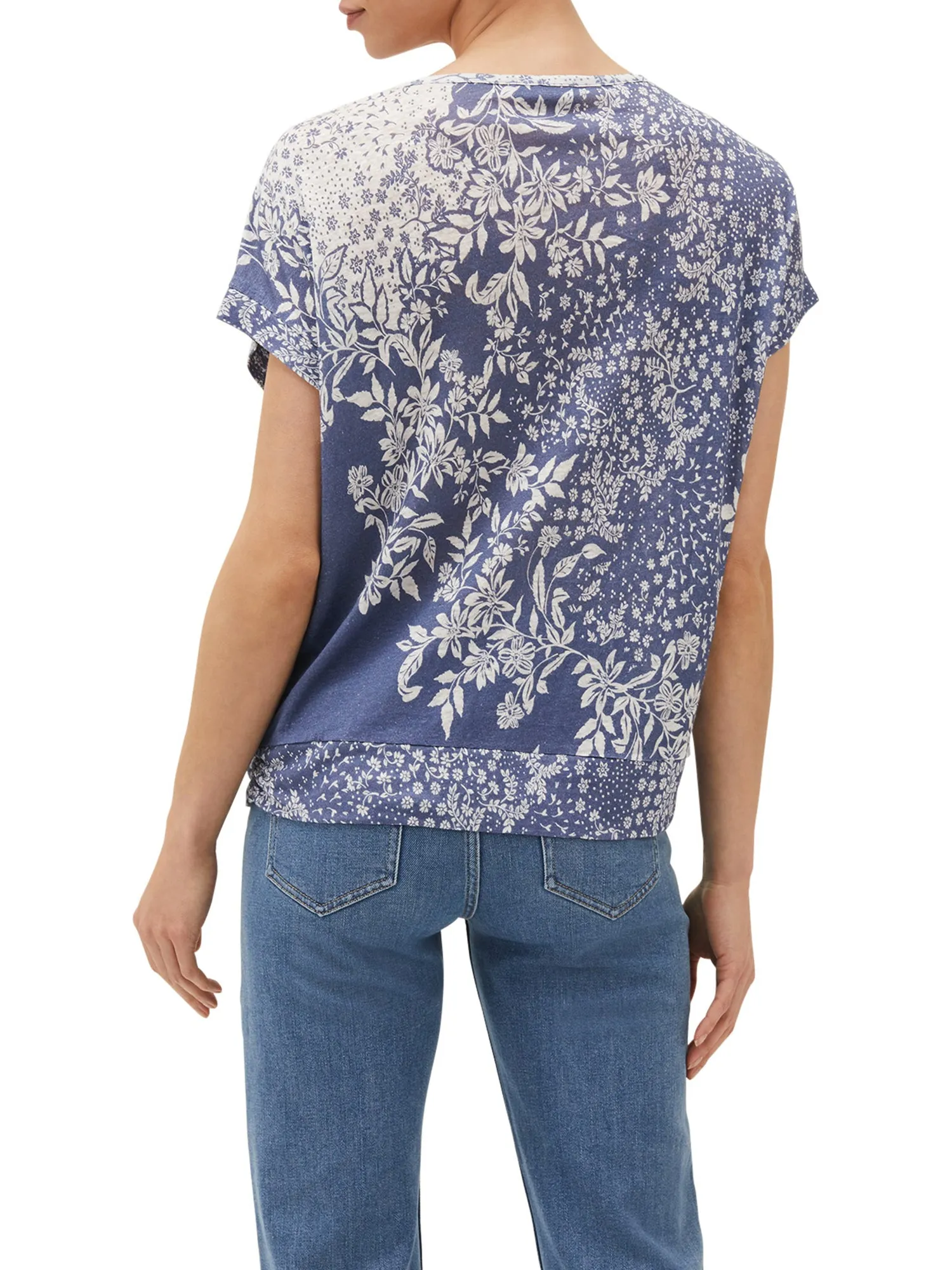 Nina Print Linen Top