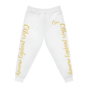 OPM Joggers - "Other People's Money" signature