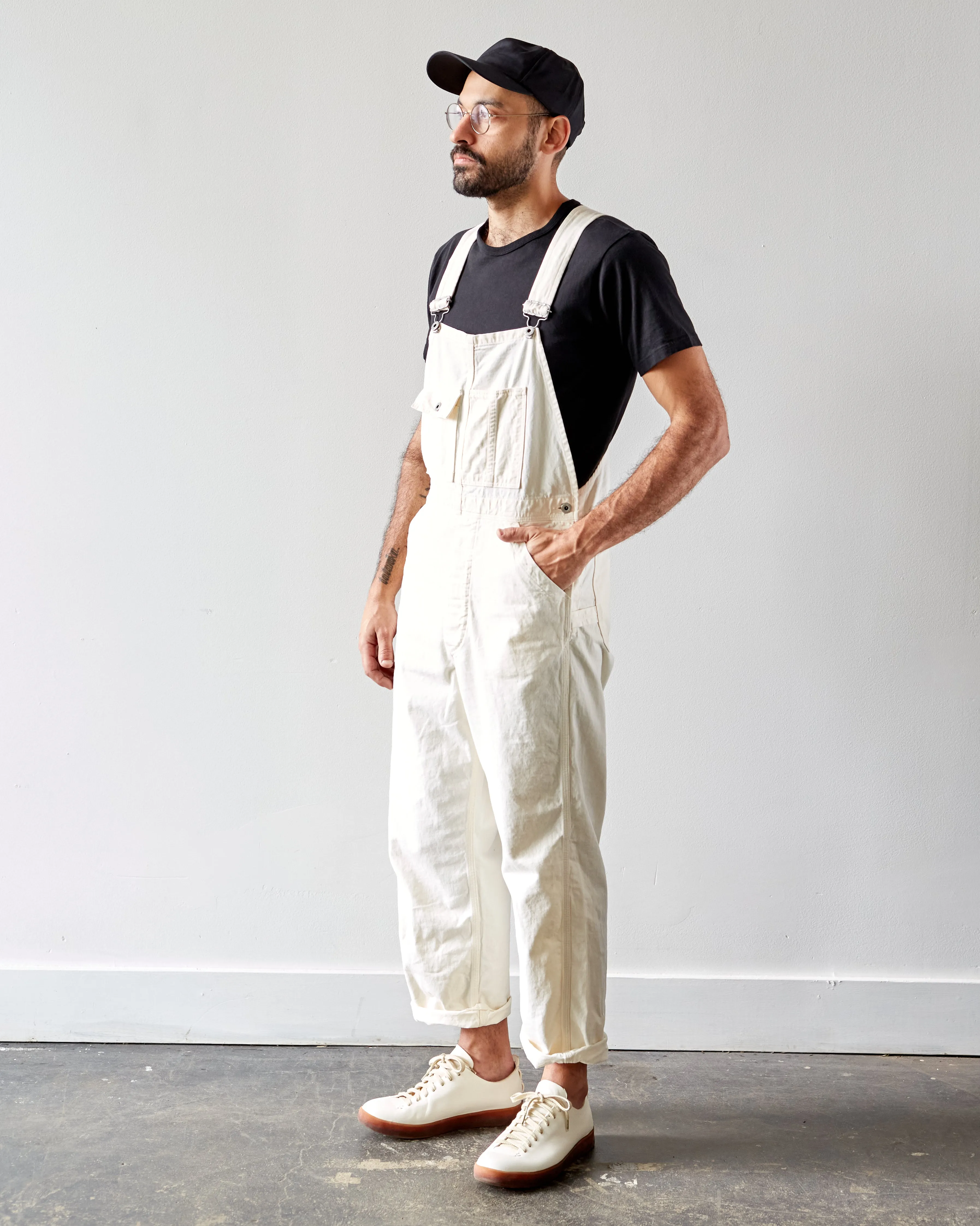 orSlow Unisex 1930's Overall Kinari Denim, Ecru