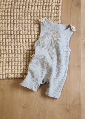 Overall Onesie - French Grey