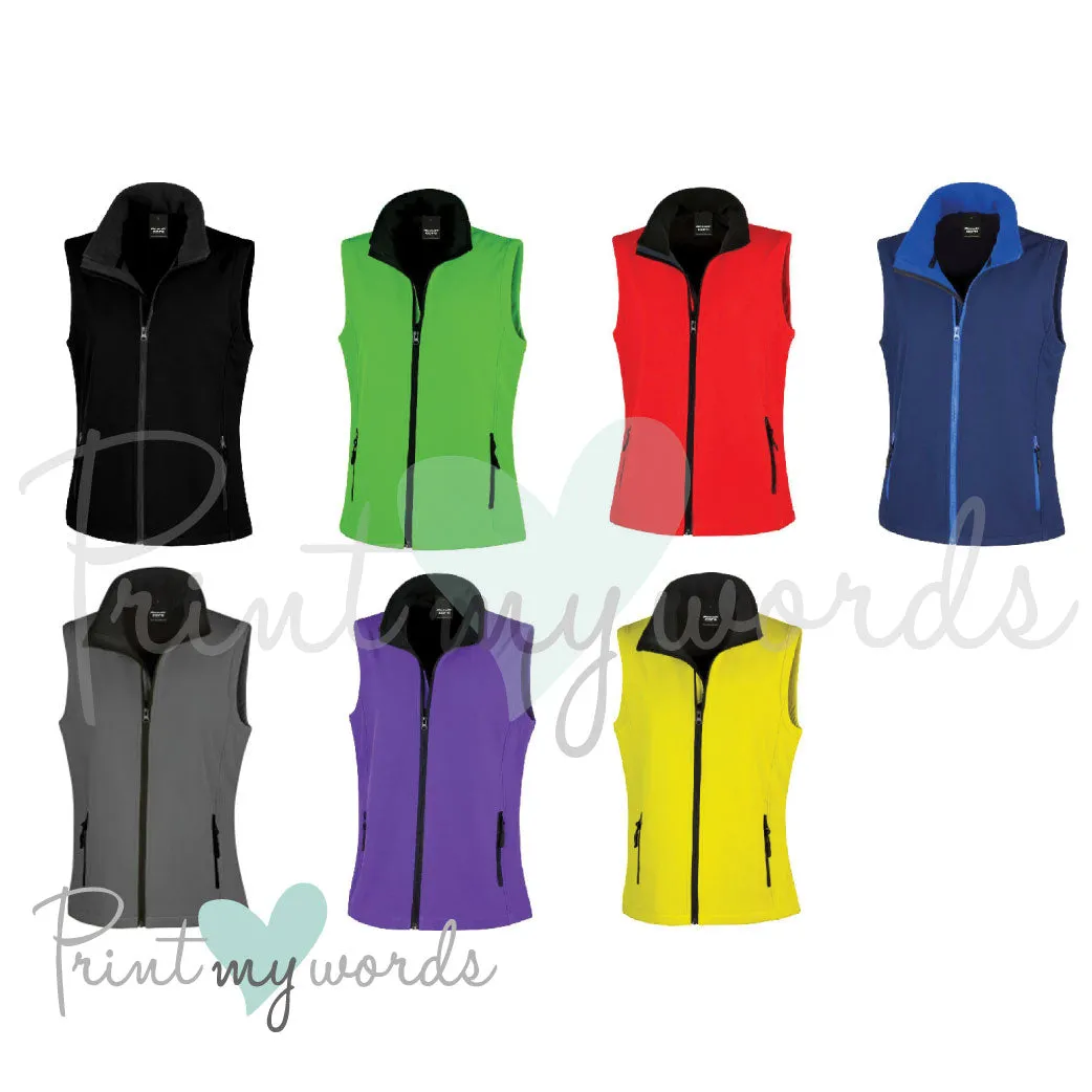 Personalised Equestrian Soft Shell Body Warmer Gilet Jacket - Carriage Driving Team