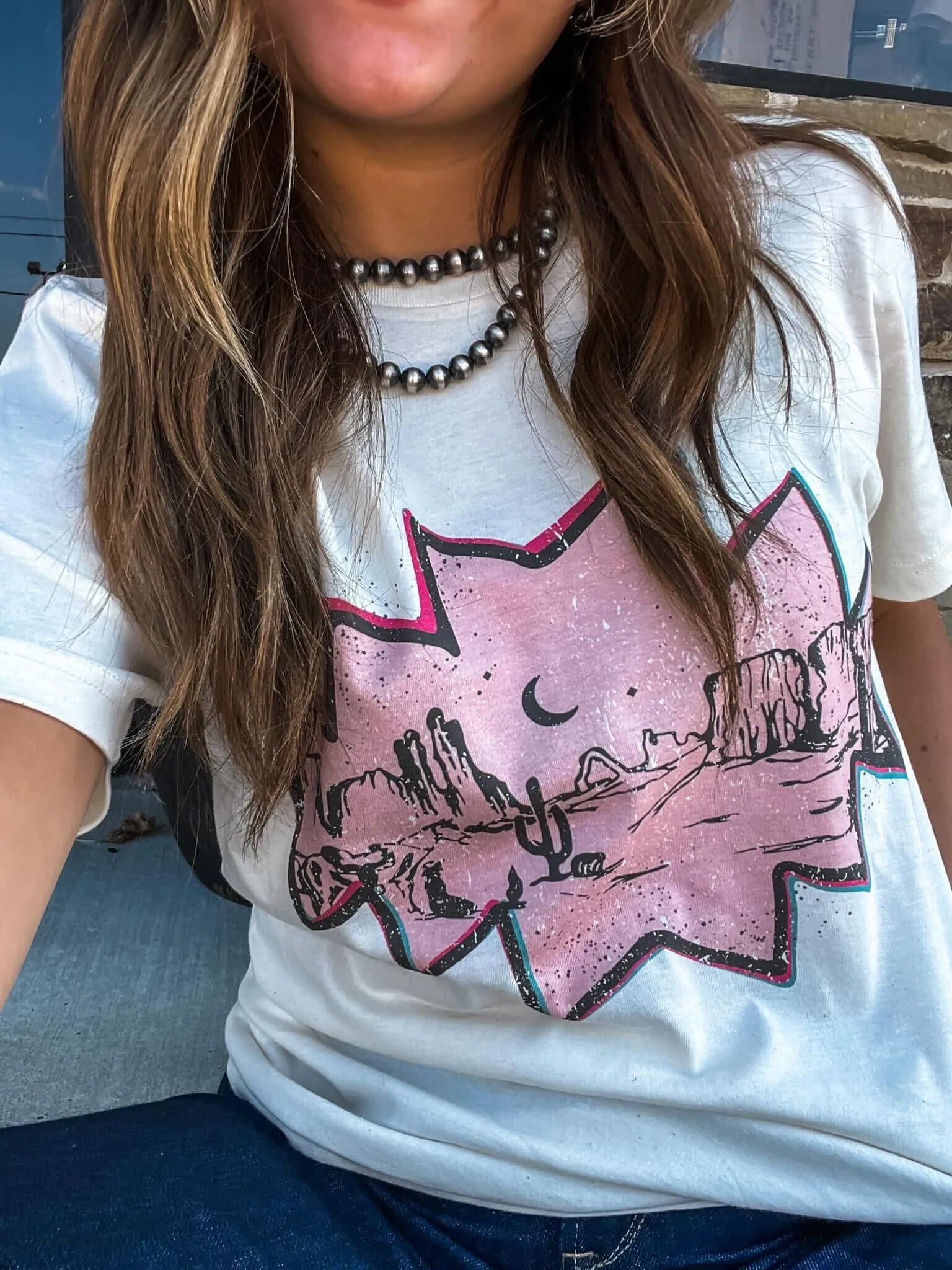 Pink Desert Graphic Tee