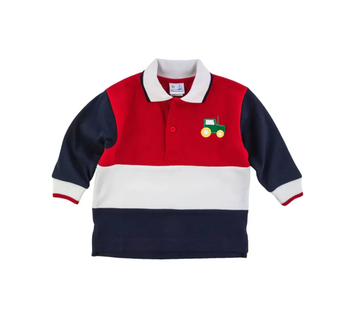 Pique Knit Polo With Tractor