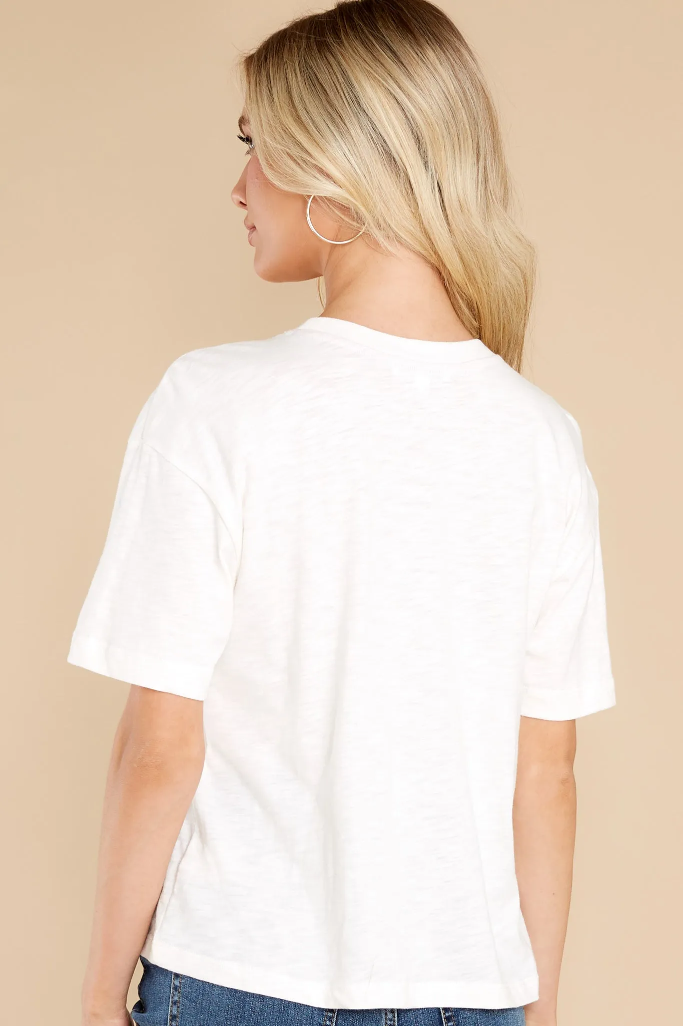 Playful Prints Ivory Short Sleeve Tee