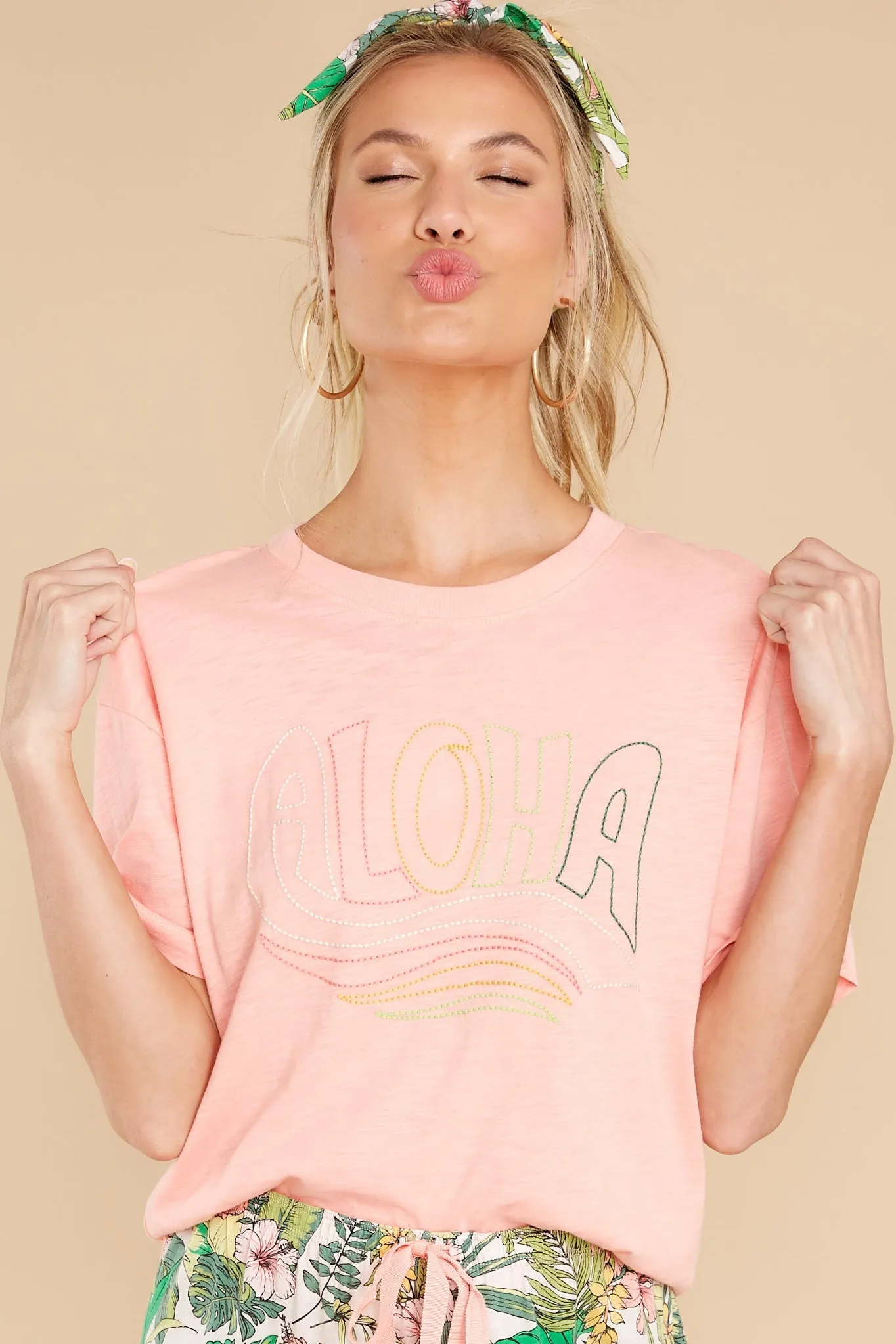 Playful Prints Sherbet Short Sleeve Tee