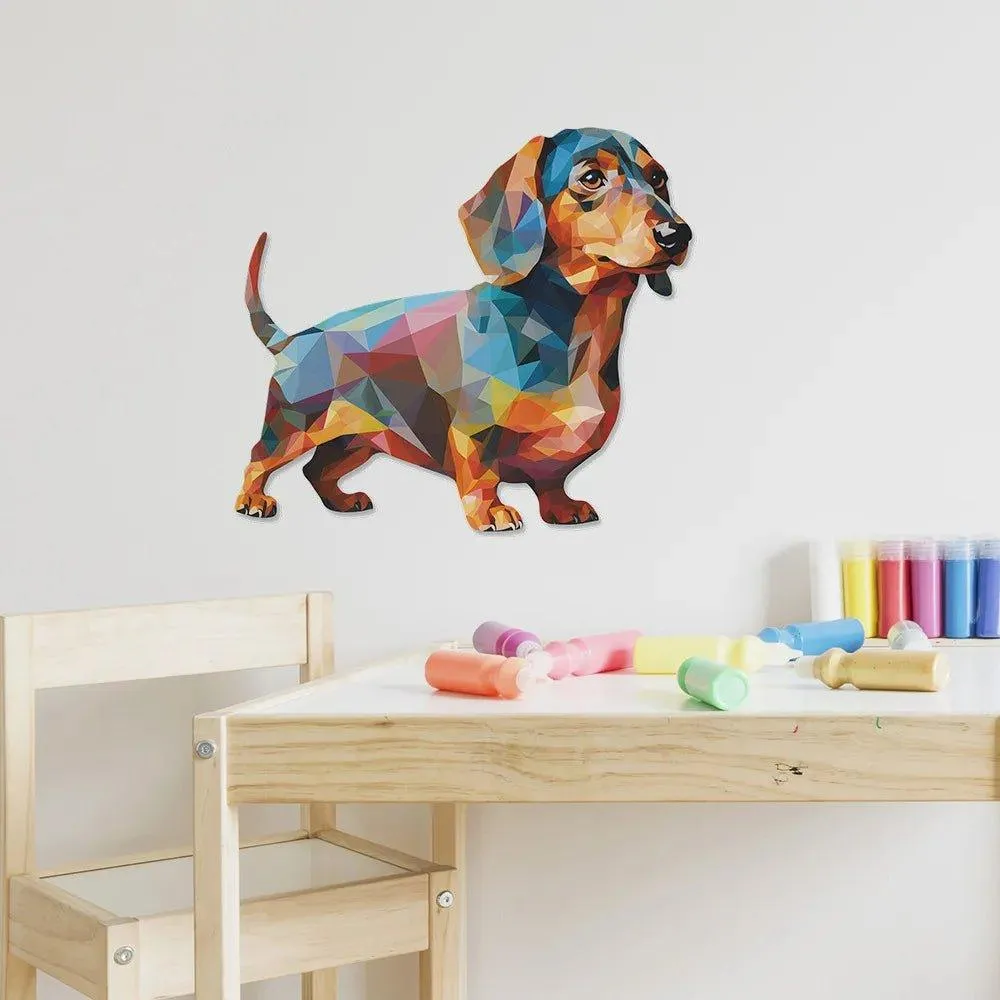 Playful Pups Dachshund Wall Stickers