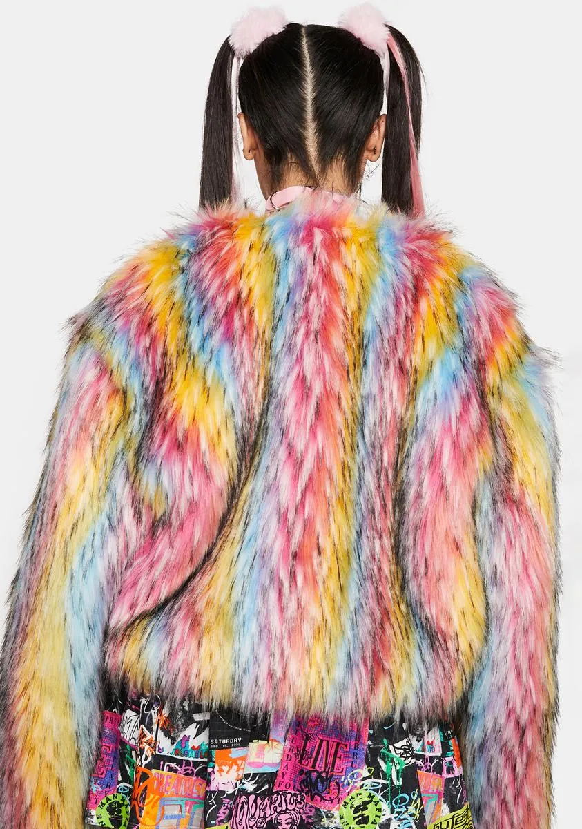 Plus Come Alive Faux Fur Jacket