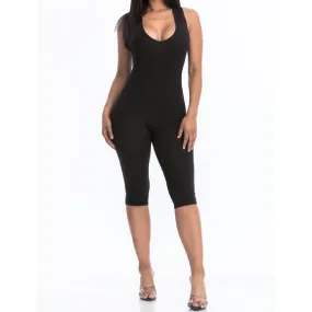 Racerback Capri Jumpsuit