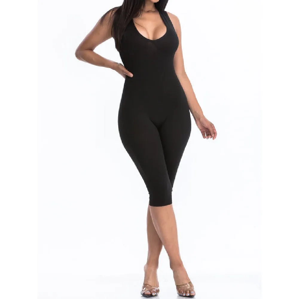 Racerback Capri Jumpsuit