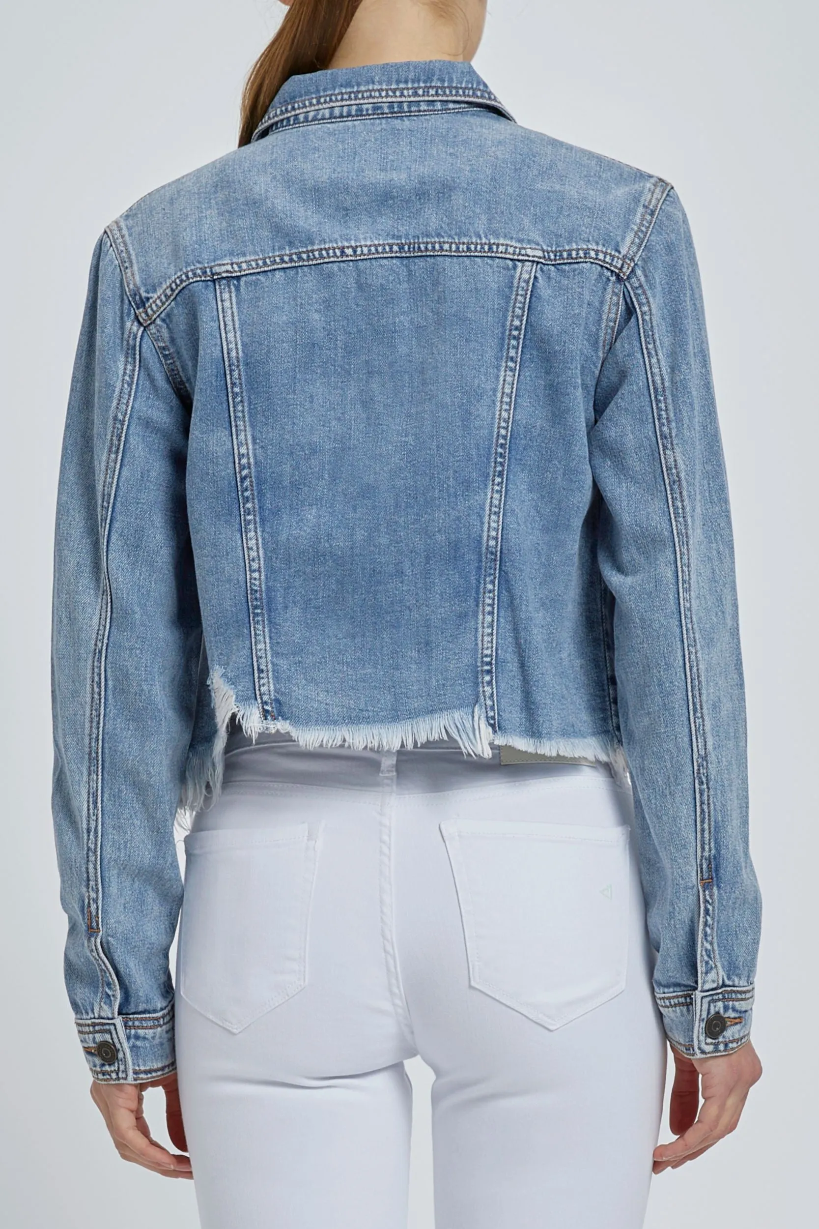 Rebel Medium Wash Classic Cropped Jacket