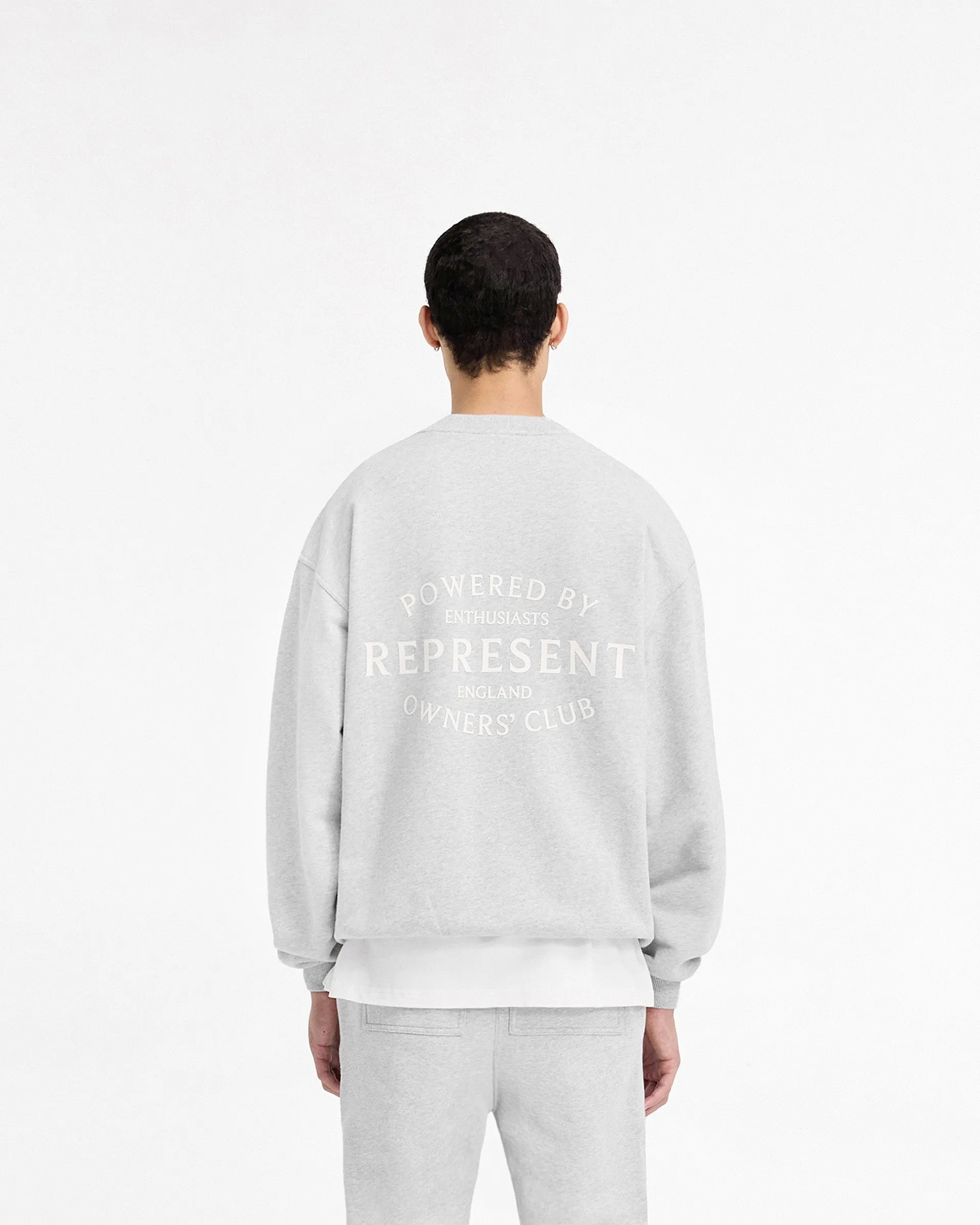 Represent Owners Club Stamp Sweater - Ash Grey