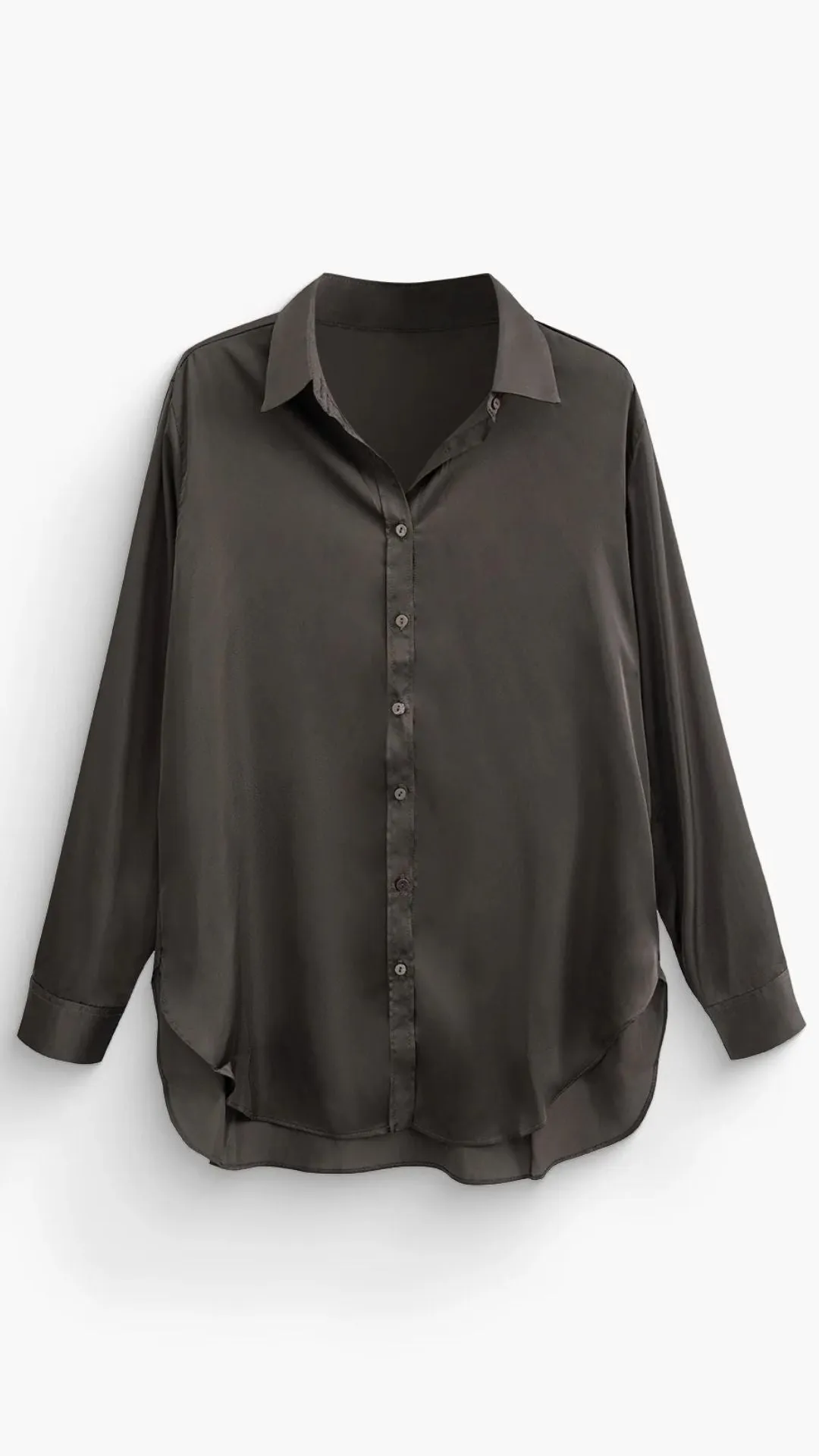 Satin Black Shirt