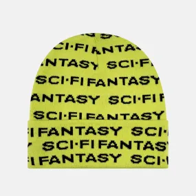 Sci-Fi Fantasy - Repeat Logo Beanie - Green