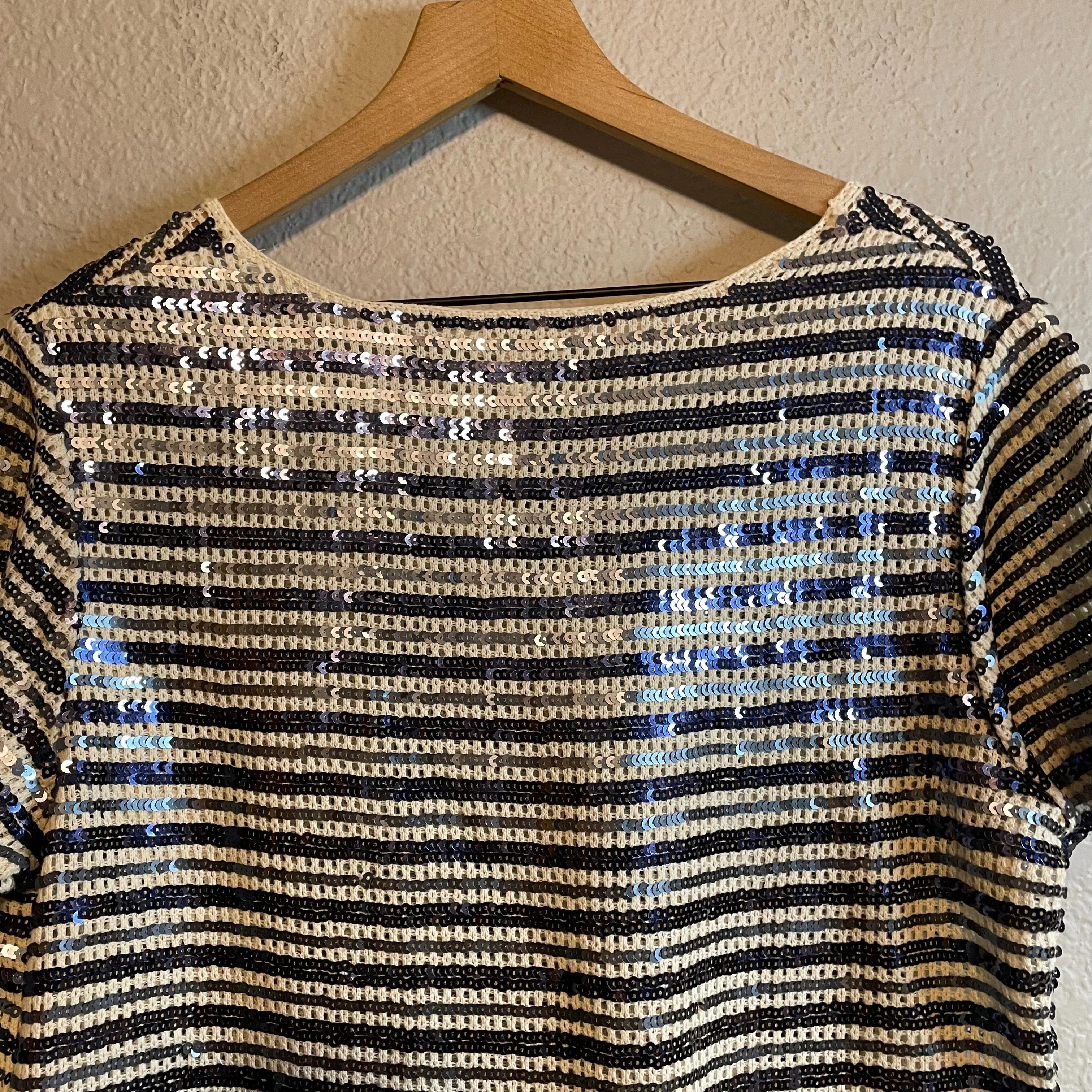 Sequin Knit Top