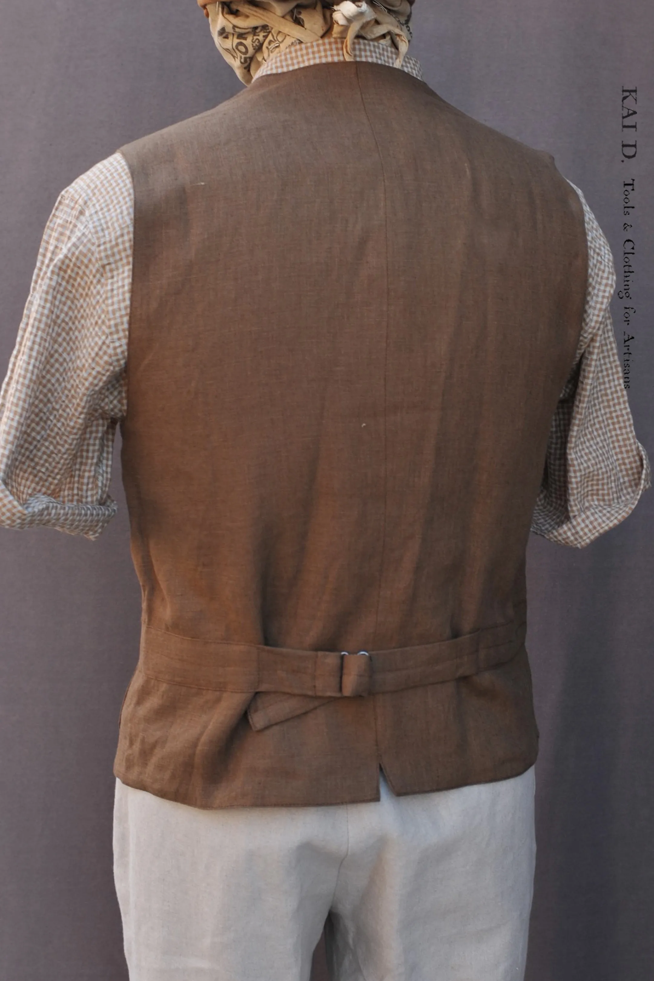 Shoemaker's Vest - French Linen - S, L, XL, XXL