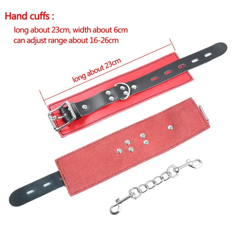 Slave Bonage Belt Hand Ankle Cuffs