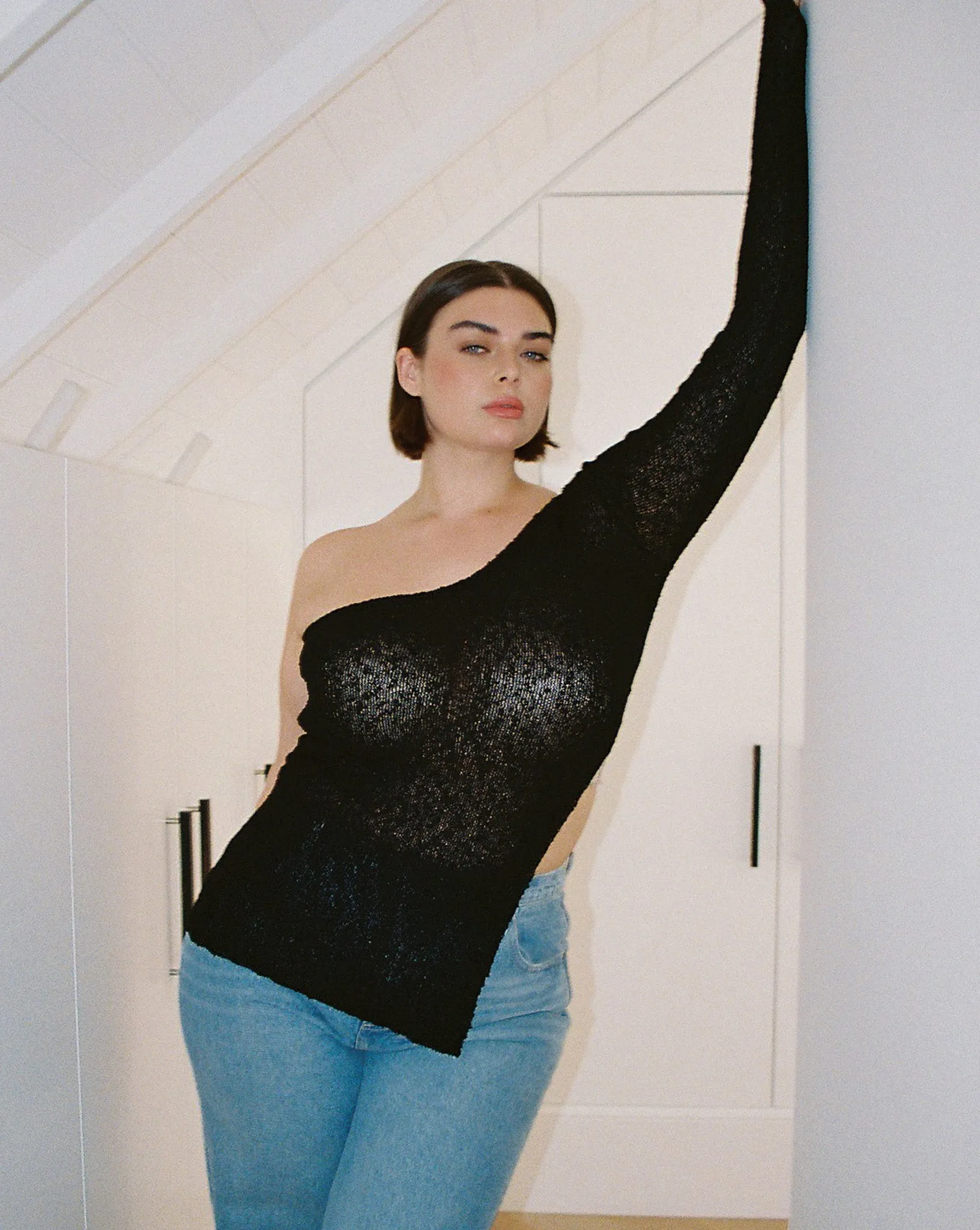 Sloane Knit Top Black