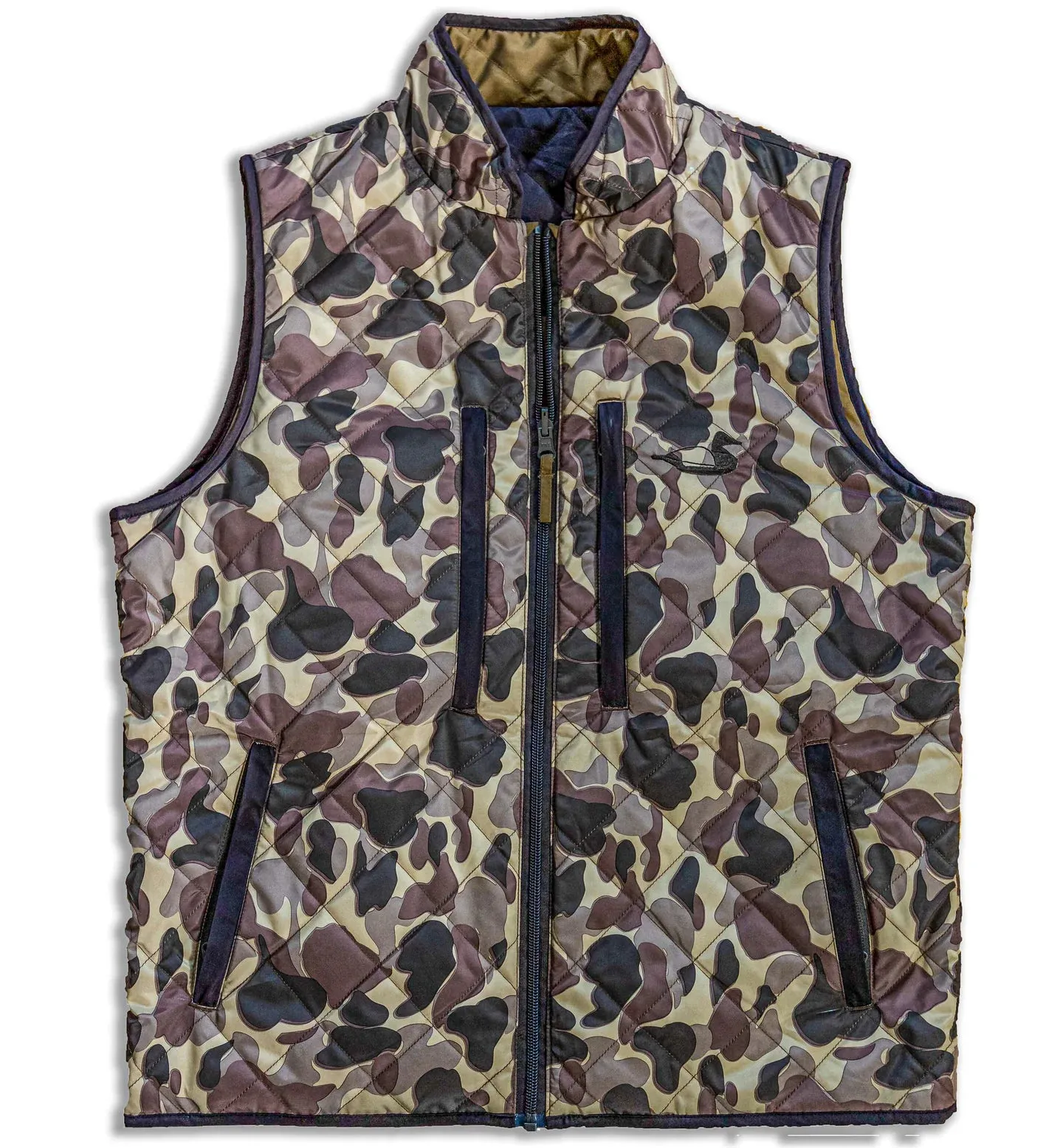 South Creek Reversible Vest 2.0 in Frogskin Camo by Dixie Decoys