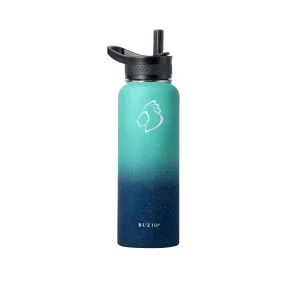 Stainless Steel Water Bottle with 3 Lid | Starry Pacific | 40oz