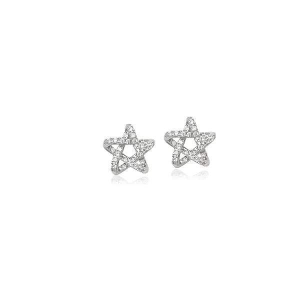 Star Cubic Zirconia Earrings