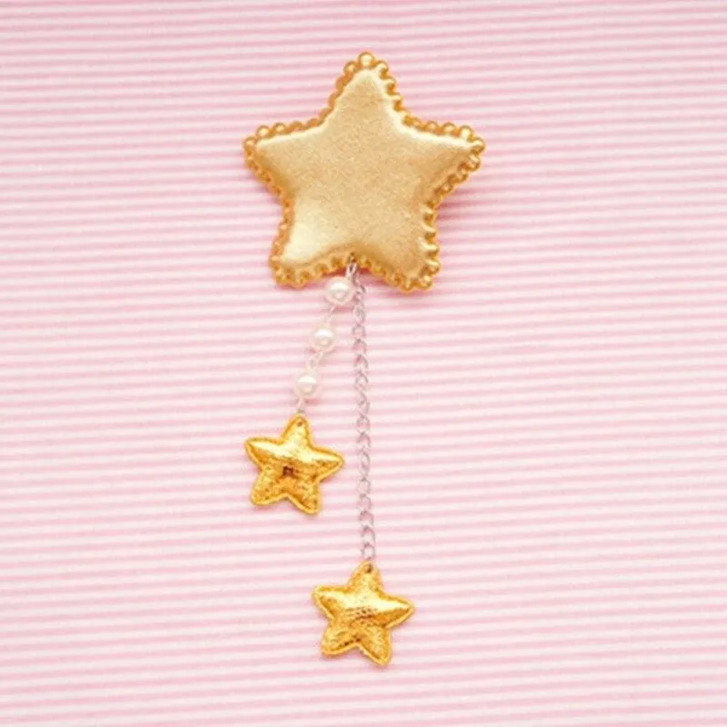 Starry Dangle Hair Clips