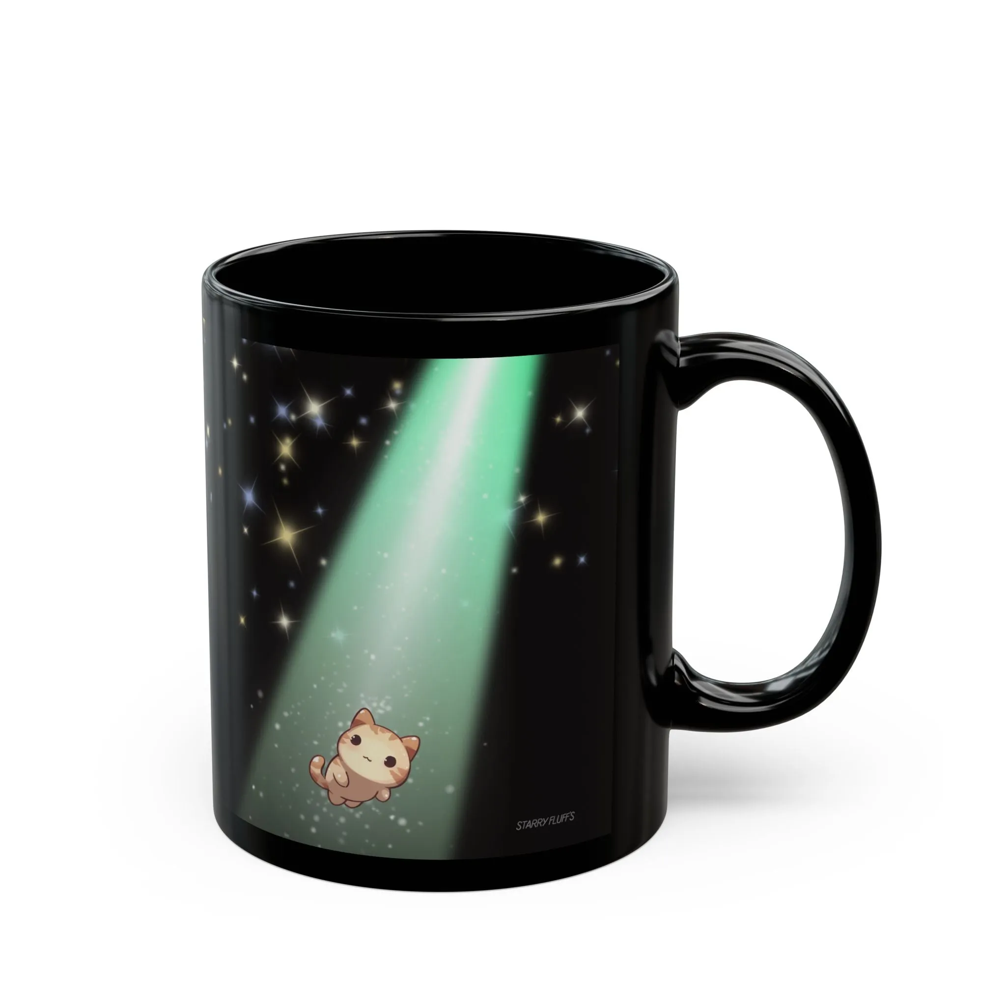 Starry Fluff's - Cosmo the Cat Beaming Coffee Tea Mug