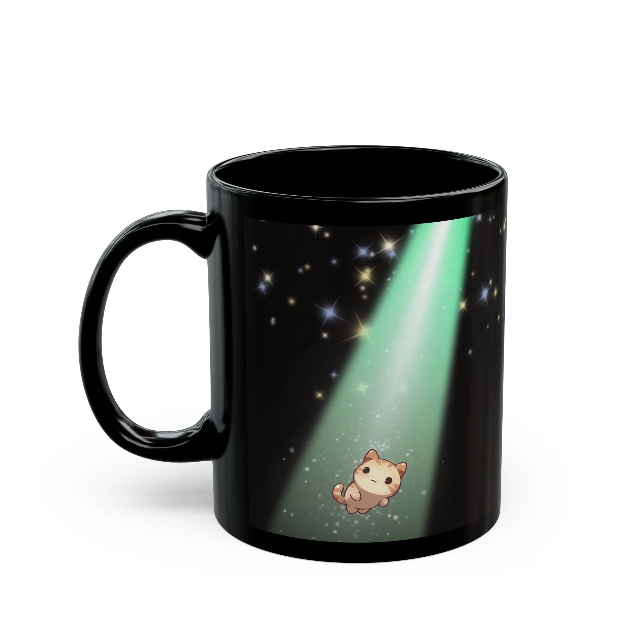 Starry Fluff's - Cosmo the Cat Beaming Coffee Tea Mug