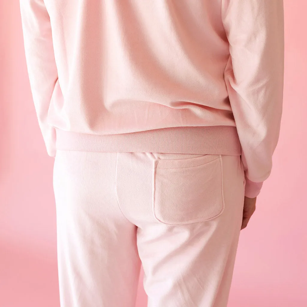 Starry Pink Women's Velour Joggers