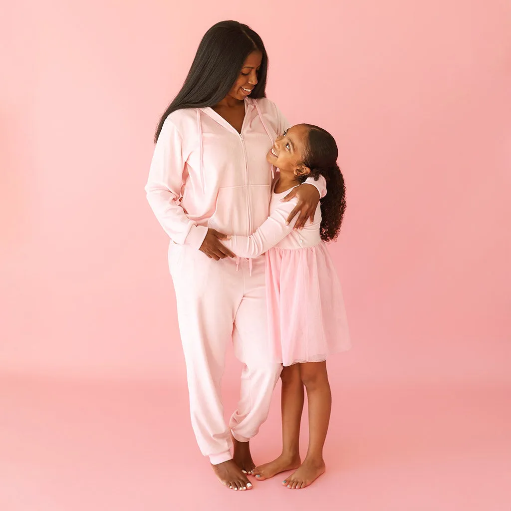 Starry Pink Women's Velour Joggers