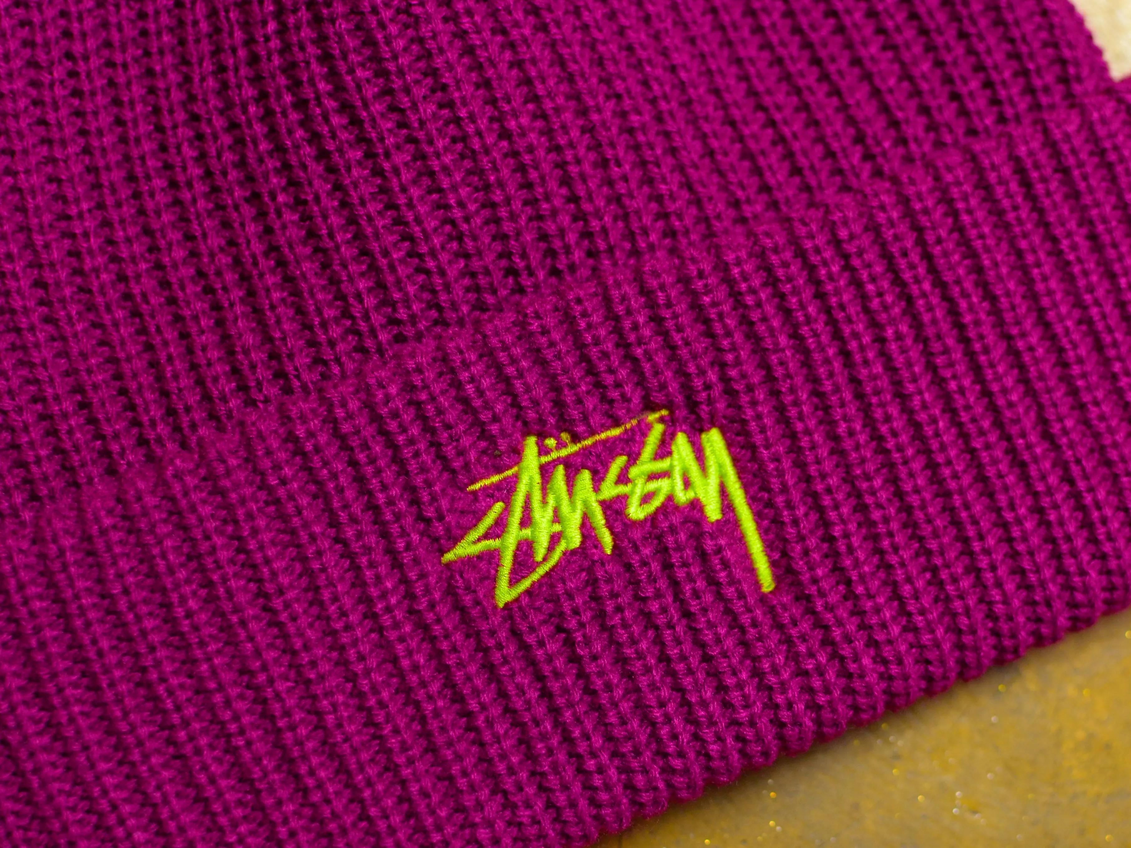 Stock Cuff Beanie - Magenta