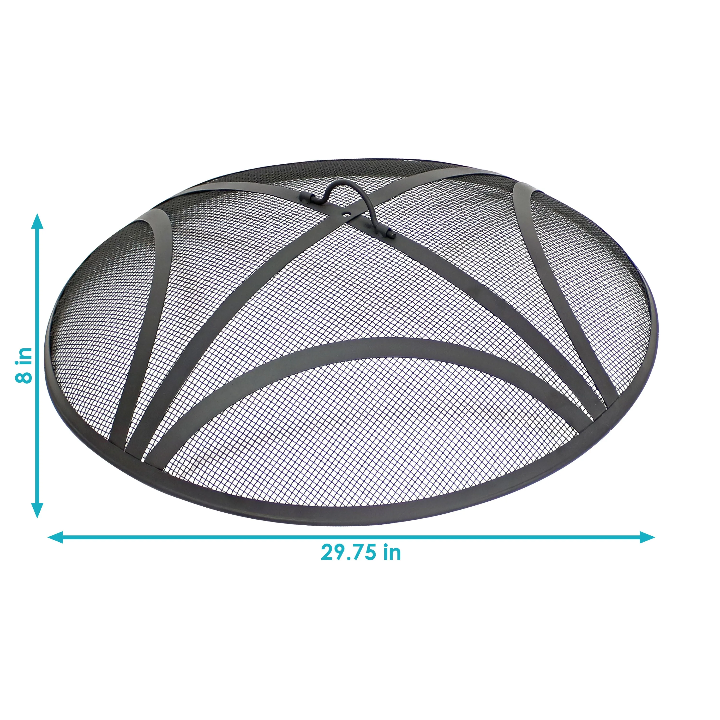 Sunnydaze Reinforced Steel Mesh Outdoor Fire Pit Spark Screen