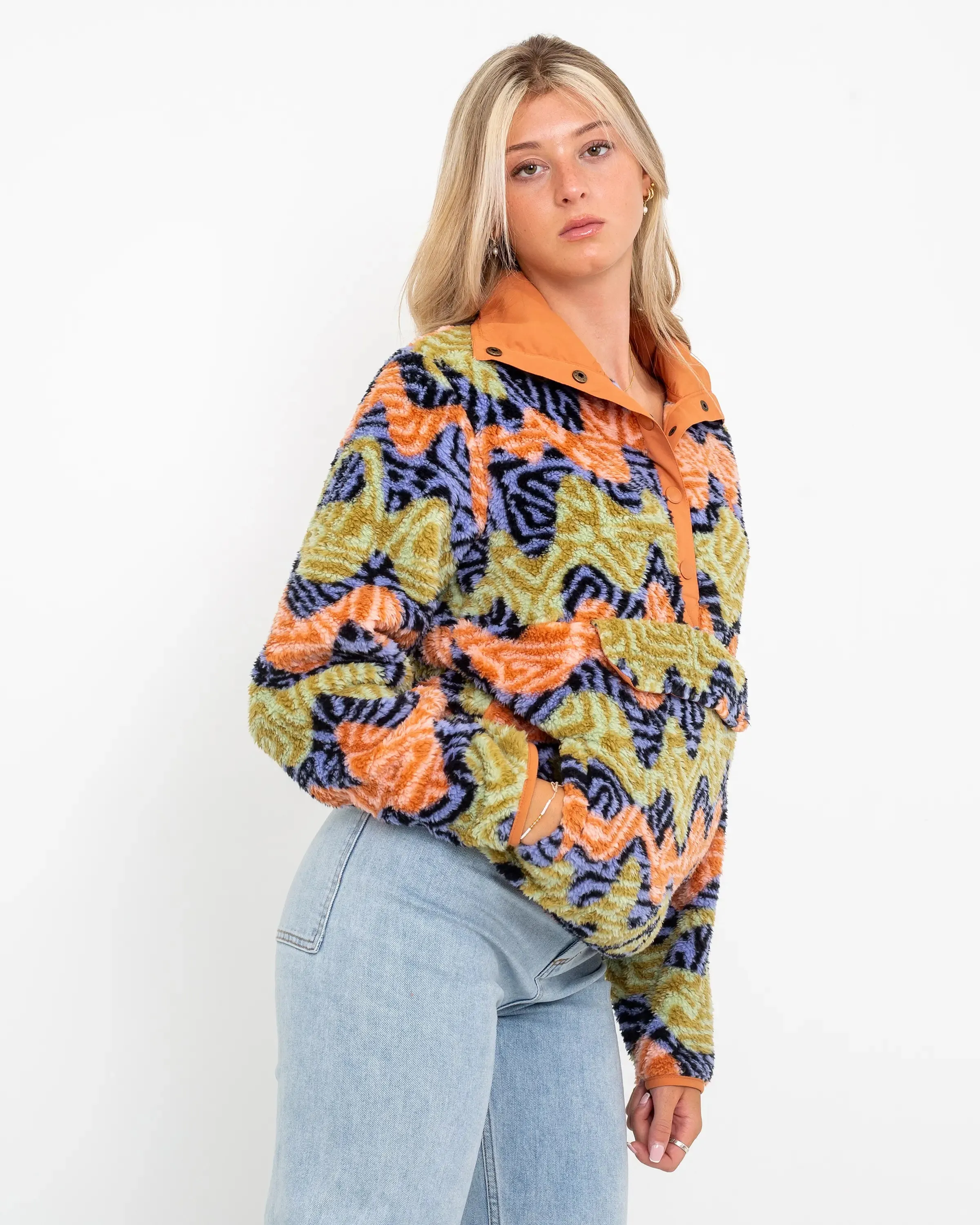 Switchback Fleece Jacket in Cosmic Blue