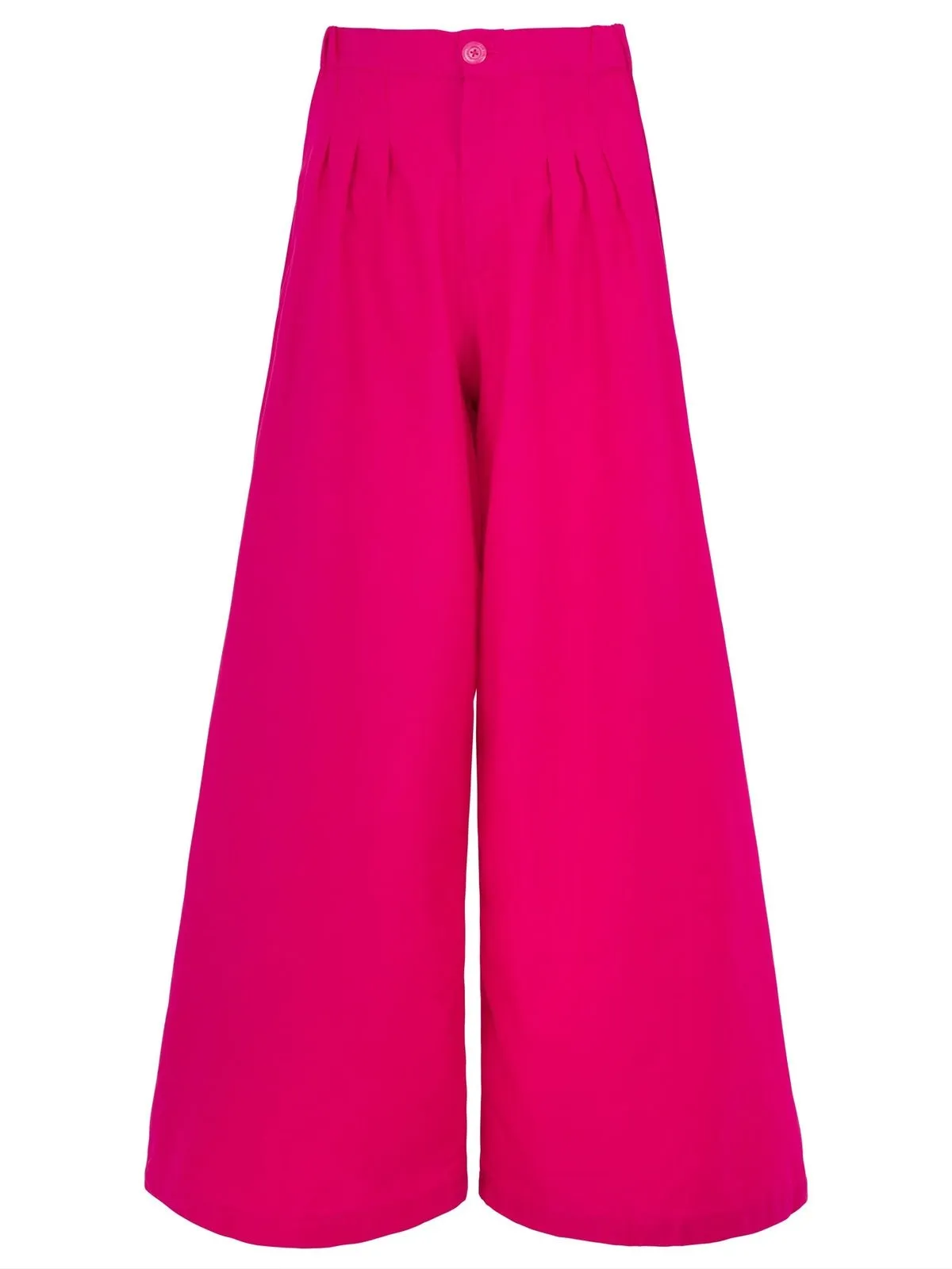 TAYLOR Wide-leg Palazzo Pants In Hot Pink