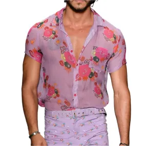 TEEK - Floral Sheer Shirt