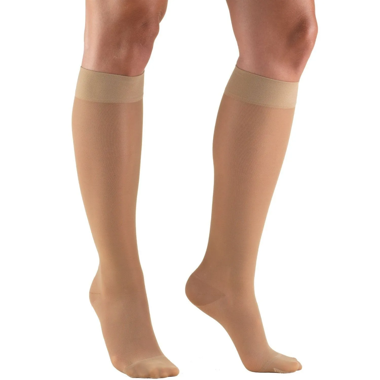 Truform Sheer Support Knee High Stockings, 15-20 mmHg