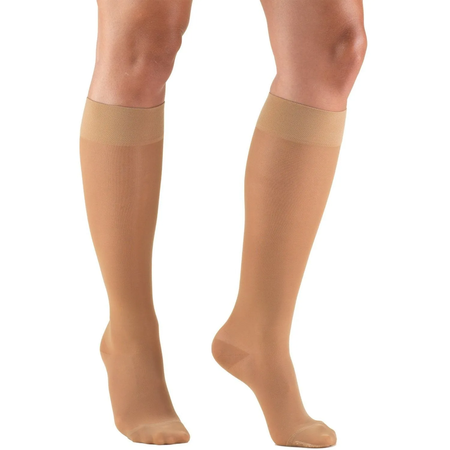 Truform Sheer Support Knee High Stockings, 15-20 mmHg