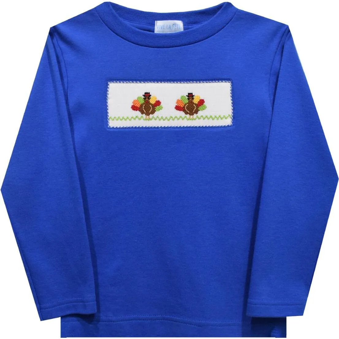 Turkey Smocked LS Tee