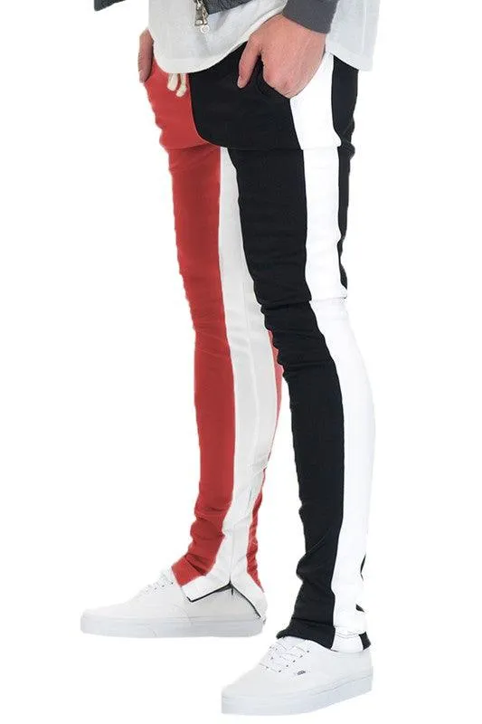 Two Tone Color Block Joggers