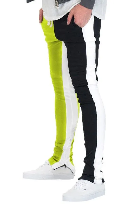 Two Tone Color Block Joggers