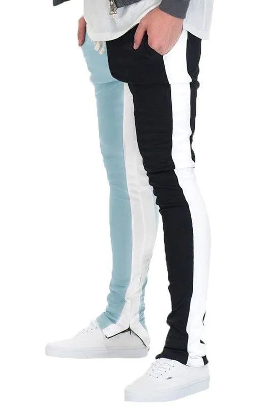 Two Tone Color Block Joggers