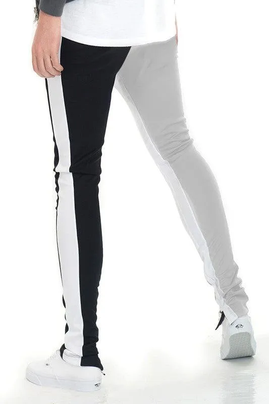 Two Tone Color Block Joggers